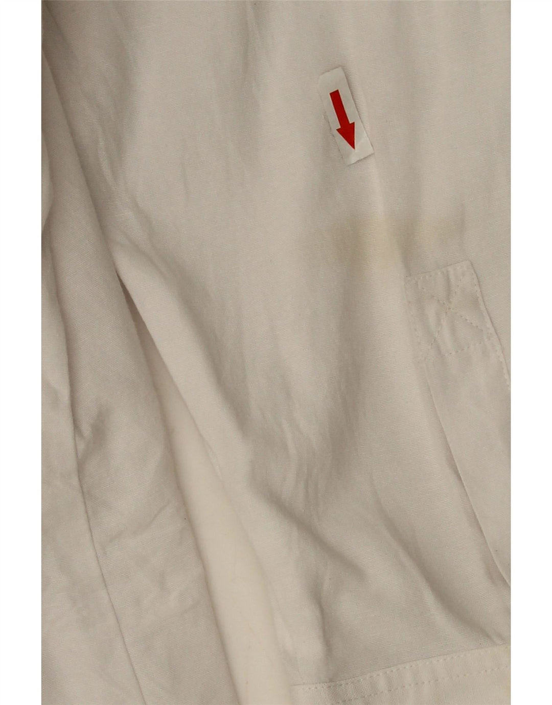 Zara Chemise surdimensionnée pour femme UK 14 Coton blanc moyen