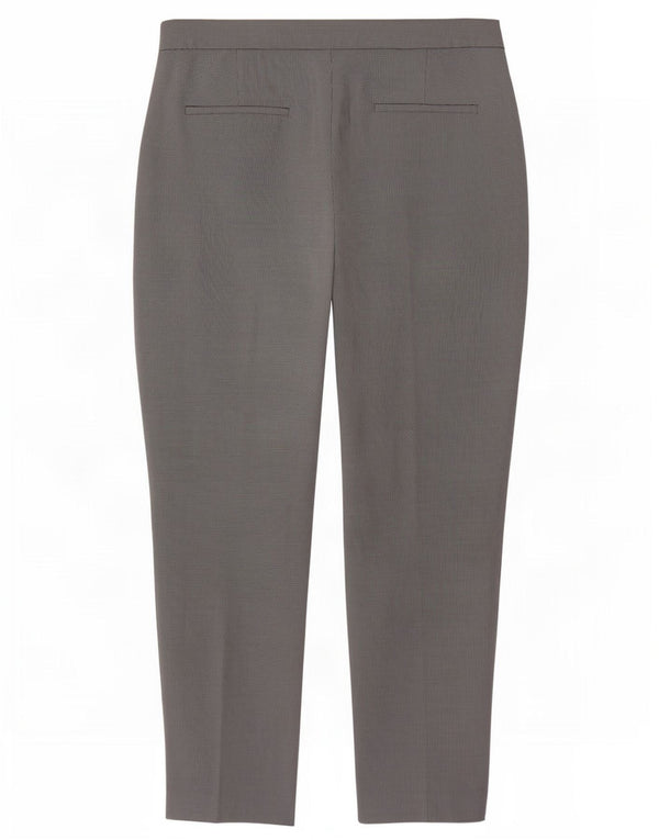 Pantalon Chino Slim Femme Zara EU 36 Small W26 L27 Gris Polyester