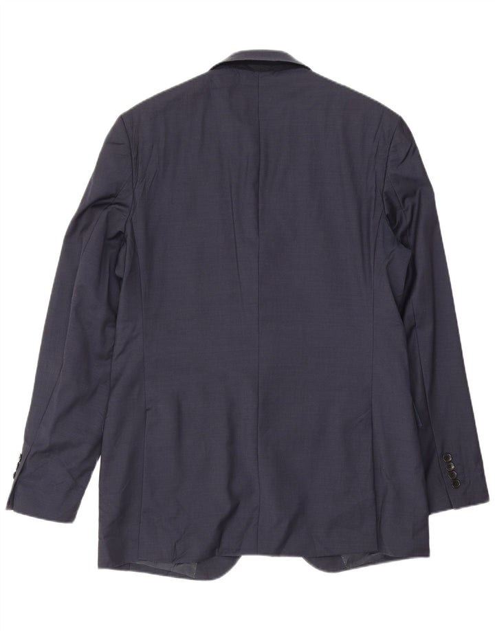 Marks & Spencer Veste blazer longue pour homme UK 40 Bleu marine moyen