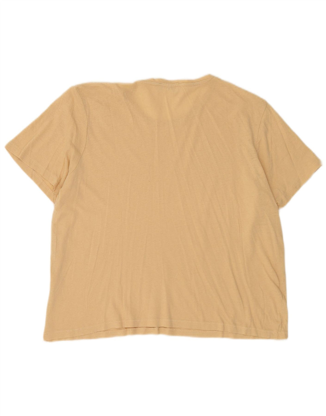 Zara Femme T-Shirt Top UK 16 Large Beige