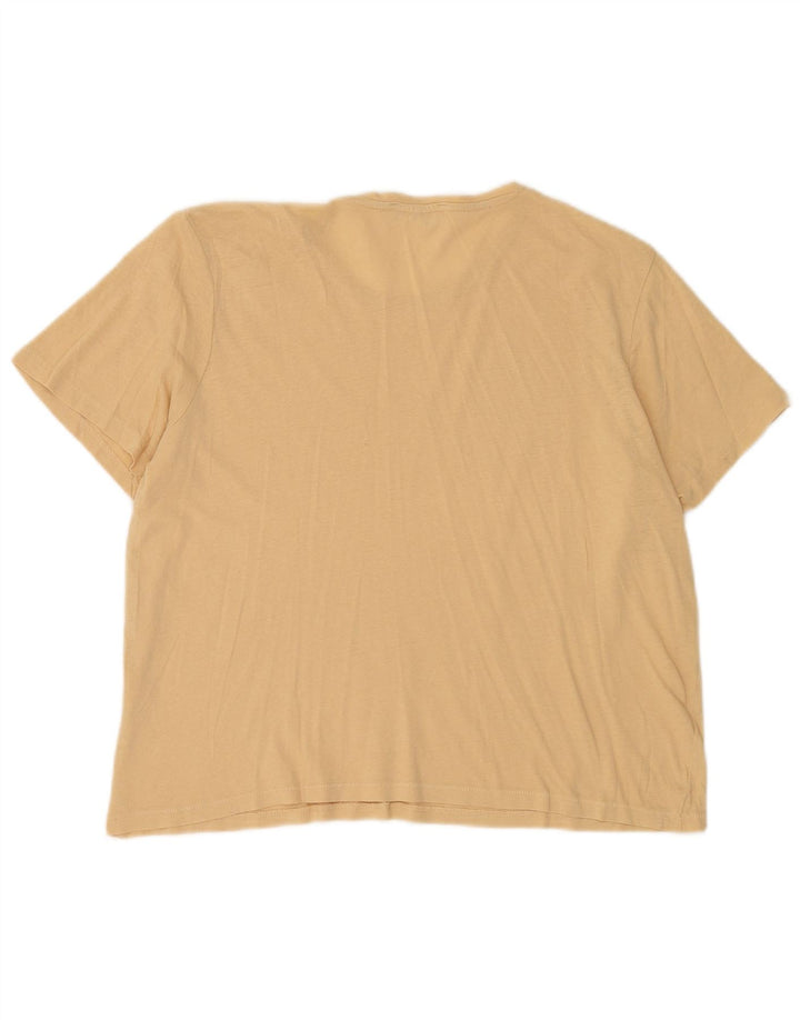 Zara Femme T-Shirt Top UK 16 Large Beige