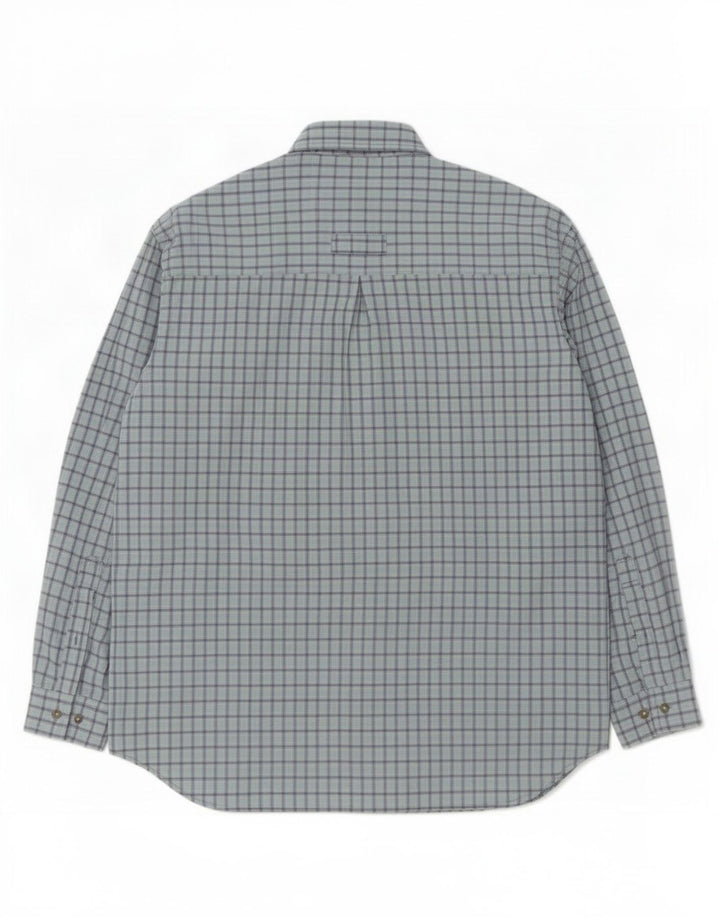 Columbia Chemise Homme Grand Carreau Bleu Polyester