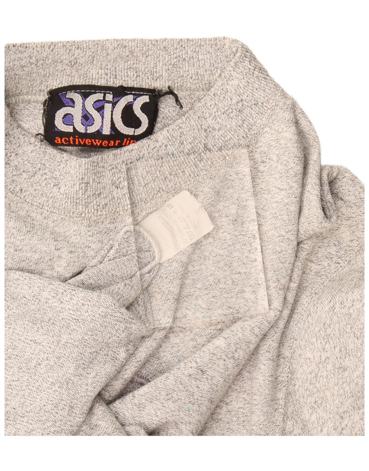 Asics T-Shirt Homme Gris Moyen Moucheté Coton