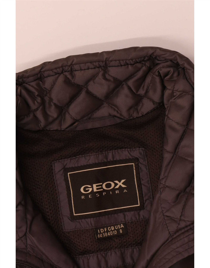 Geox Veste matelassée surdimensionnée Respira pour femme UK 10 Small Marron Polyamide
