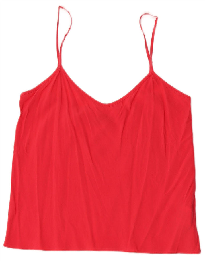 Max & Co. Débardeur pour femme UK 10 Small Rouge Viscose