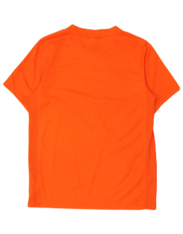 Nike T-shirt graphique pour femme, grand, orange, polyester