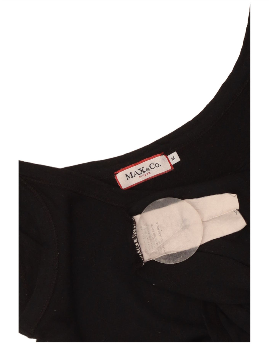 Max & Co. Débardeur pour femme UK 12 Medium Noir Viscose