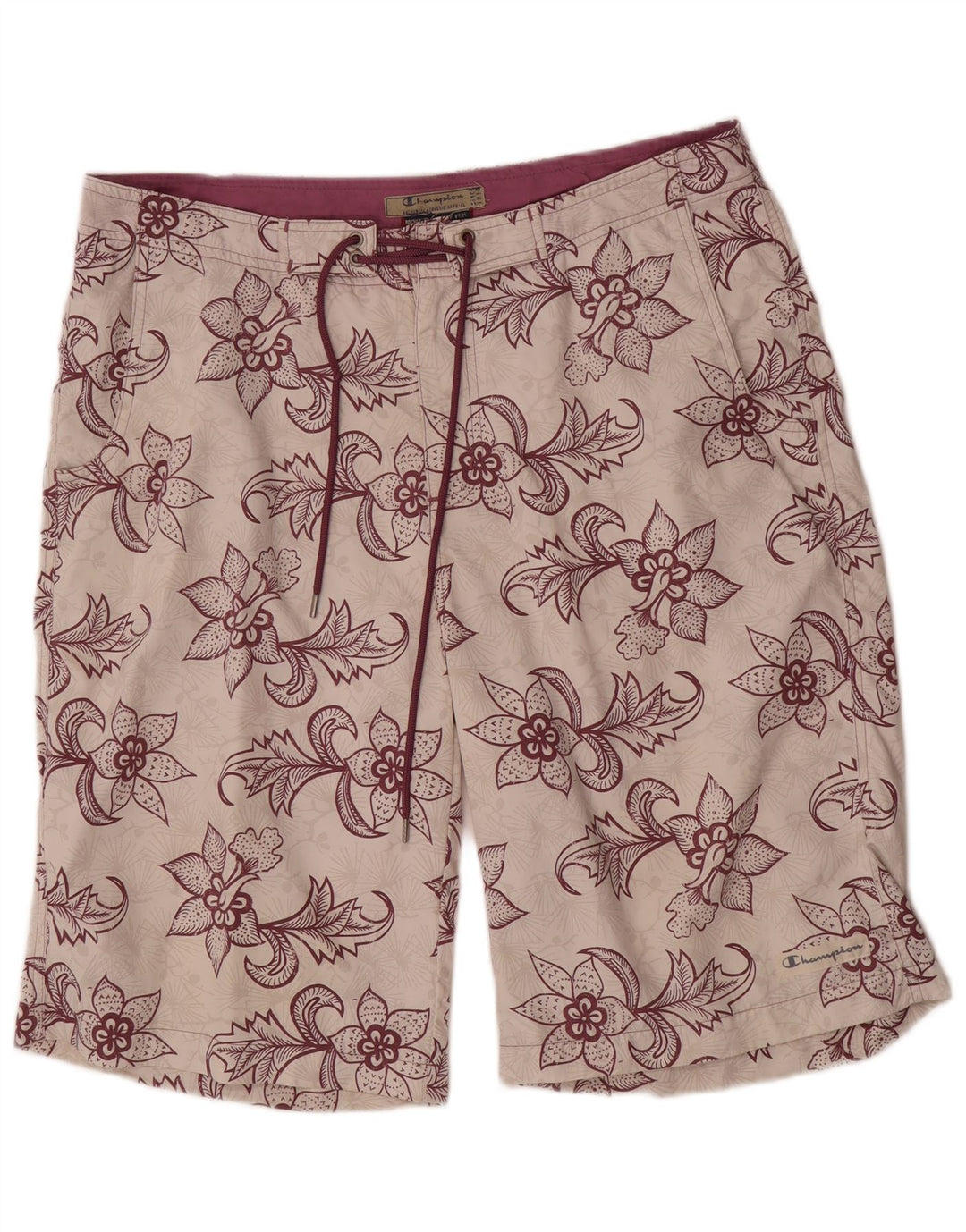 Champion Short de Bain Homme Grand Blanc Cassé Floral