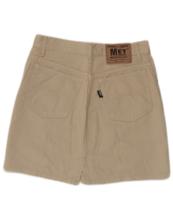 Metropolitan Jupe trapèze W30 en coton beige moyen pour femme