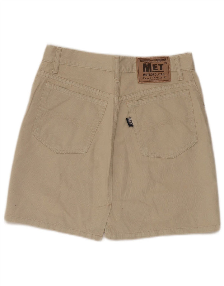 Metropolitan Jupe trapèze W30 en coton beige moyen pour femme