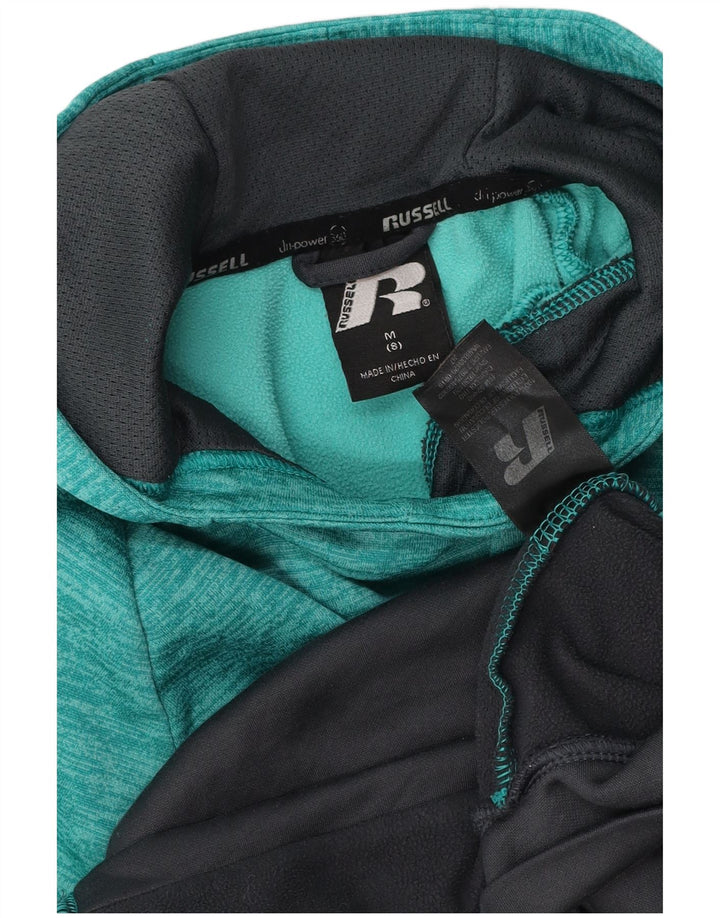 RUSSELL ATHLETIC Pull à capuche pour garçon 7-8 ans Colorblock vert moyen