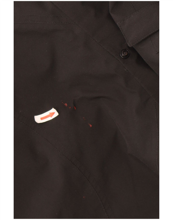 Sprayway Veste de pluie surdimensionnée à capuche pour femme UK 10 Small Noir Polyester