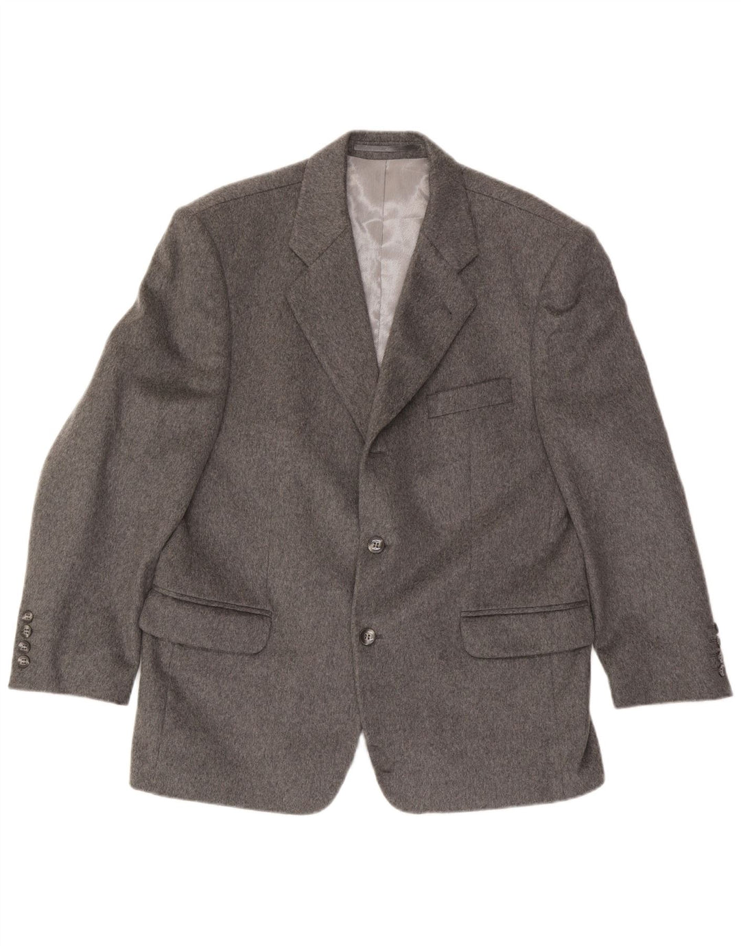 LANIFICIO DEL CASENTINO Veste blazer 3 boutons pour homme UK 38 Gris moyen
