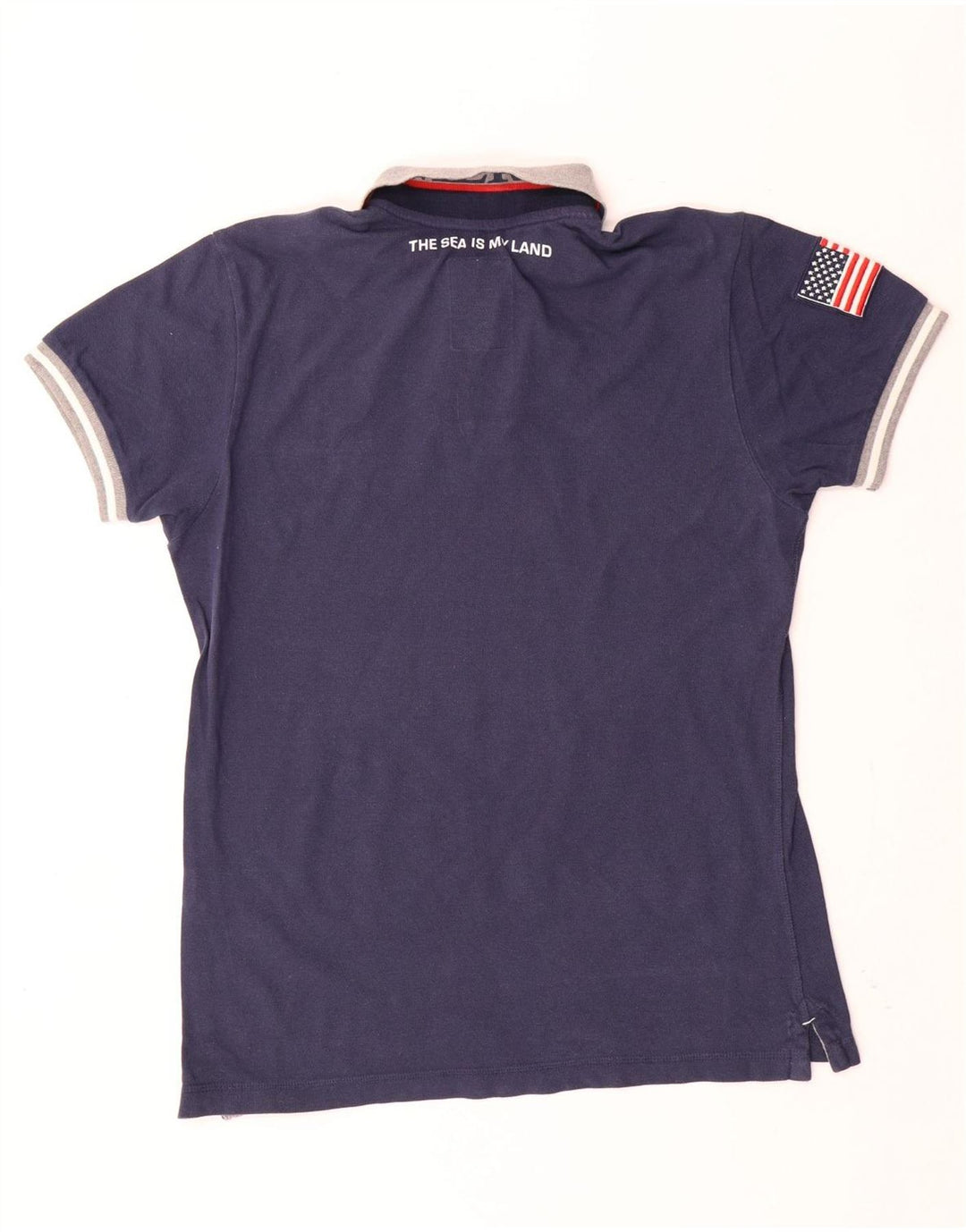 NORTH SAILS Polo Graphique Homme Petit Bleu Marine Colorblock