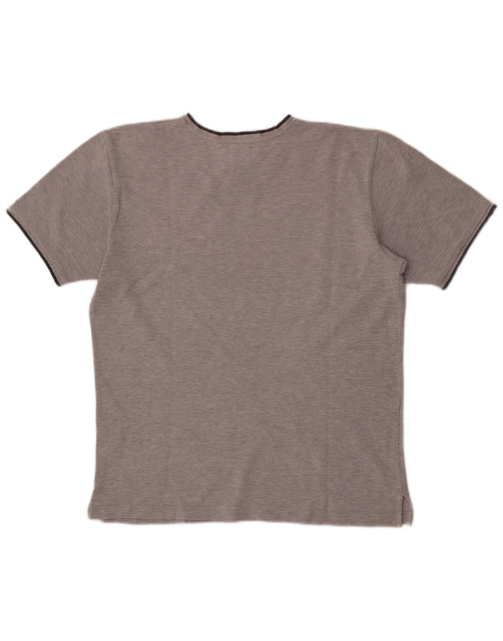 Ralph Lauren T-Shirt Homme Gris Moyen Moucheté Coton