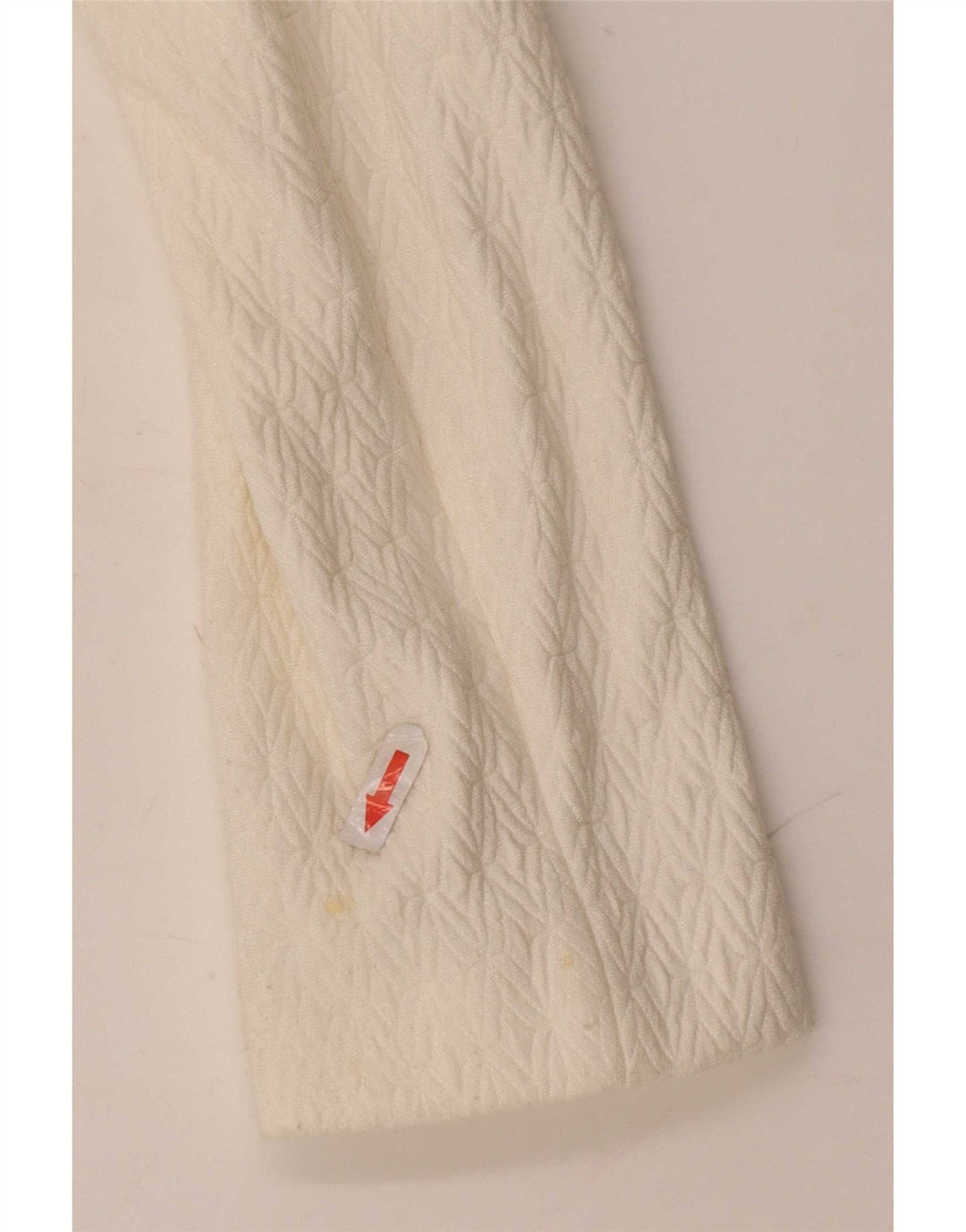 Joop Veste Blazer 2 Boutons Femme EU 38 Moyen Blanc Cassé Géométrique Viscose
