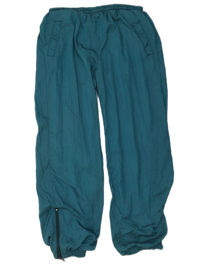 vintage Mens Loose Fit Full Survêtement IT 48/50 Bleu Moyen Colourblock