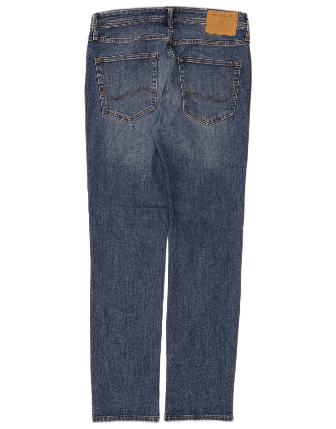 Jack & Jones Jean Droit W30 L32 Homme Bleu Coton