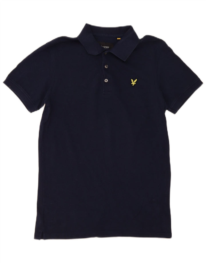 Lyle & Scott Polo Homme Petit Bleu Marine Coton
