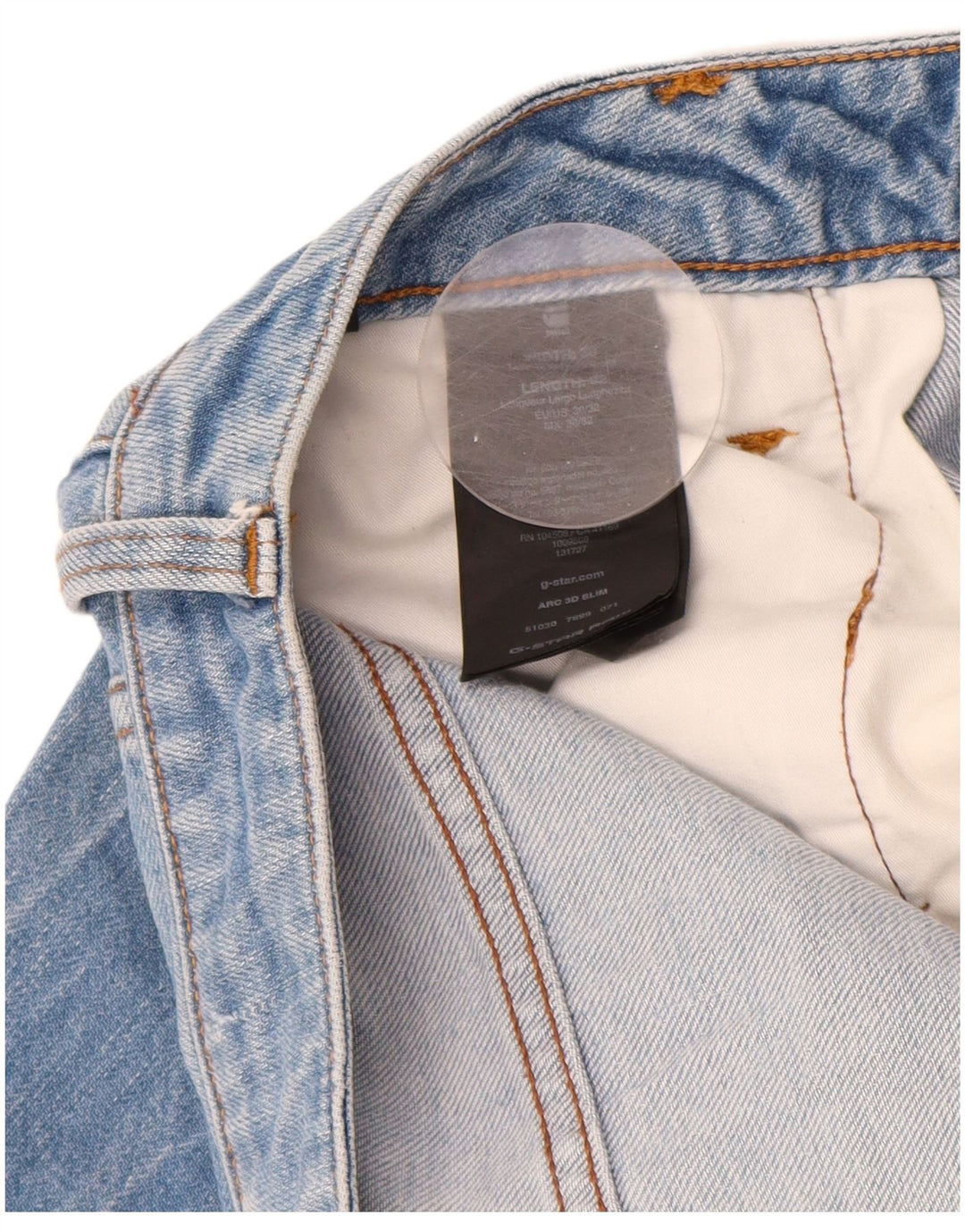 G-Star Jean Slim 3D Arc Homme W30 L32 Bleu Coton