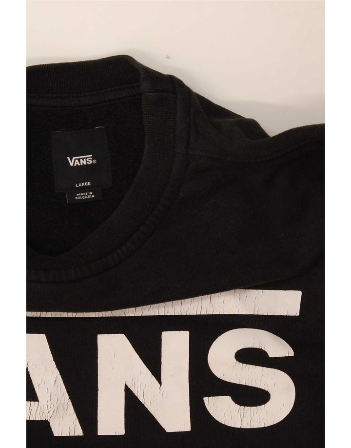 Vans Sweat-shirt graphique pour femme UK 16 Large Noir
