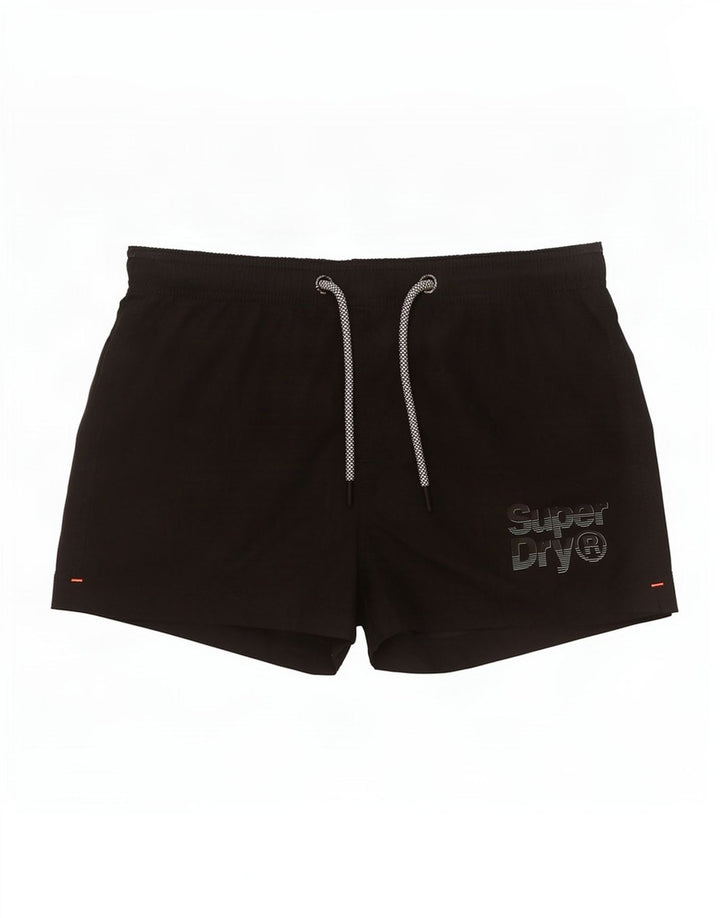Superdry Short de Bain Graphique Homme Large Noir Polyester