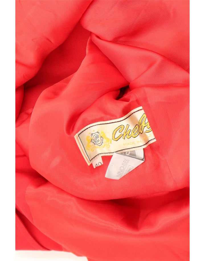 Diolen Manteau Femme EU 40 Rouge Moyen Polyester
