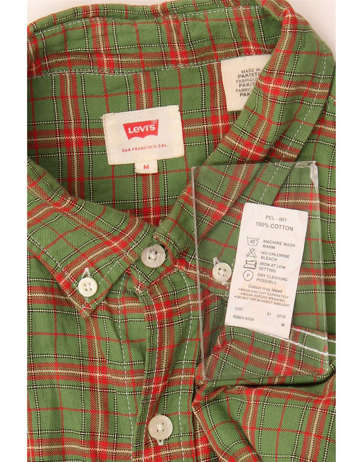 Levi's Chemise Homme Vert Moyen Carreaux Coton