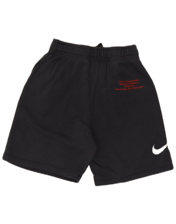 Nike Garçons Swoosh Graphic Sport Short 12-13 ans Grand Bleu Marine Coton