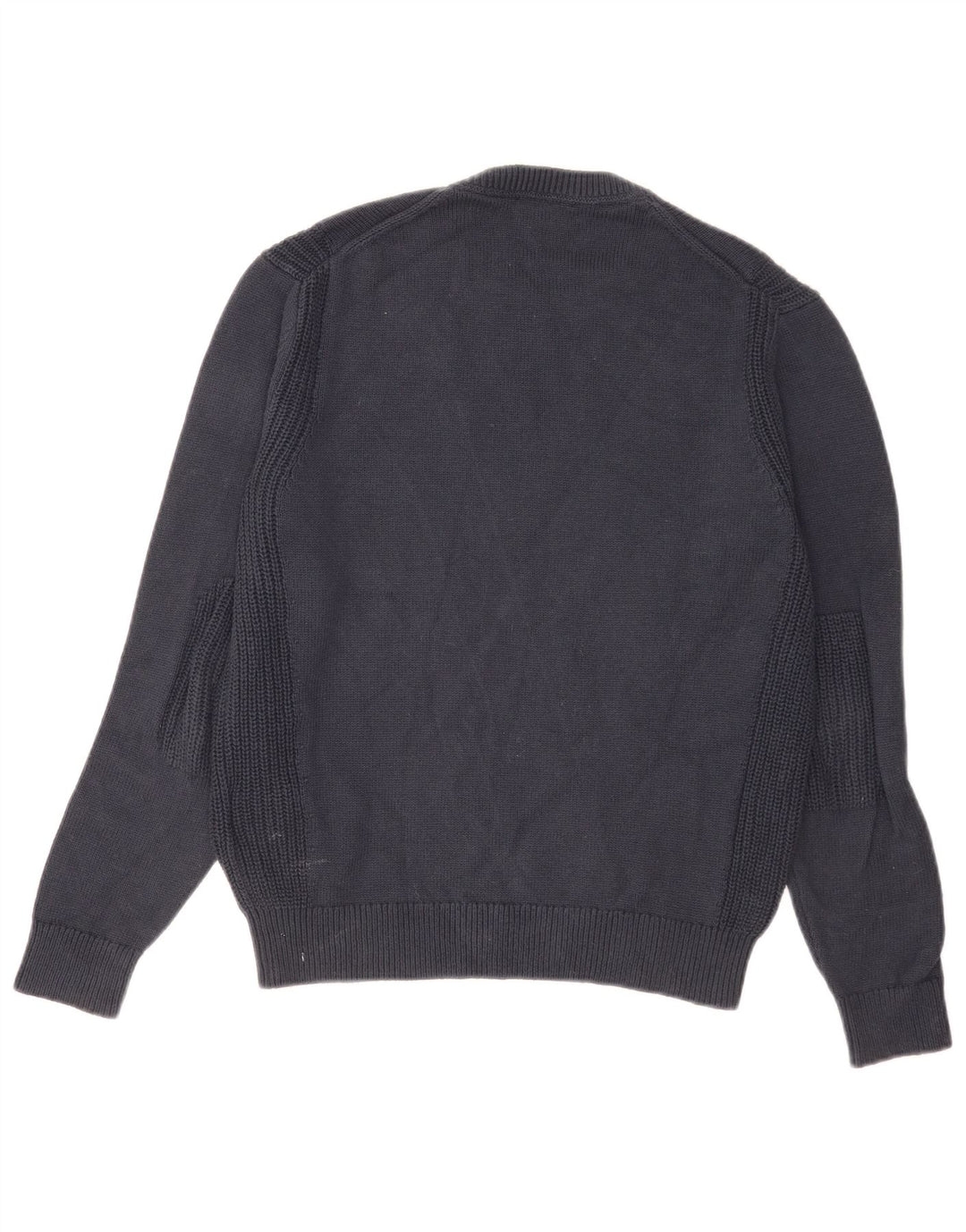 Hackett Pull à col rond pour homme Petit coton bleu marine
