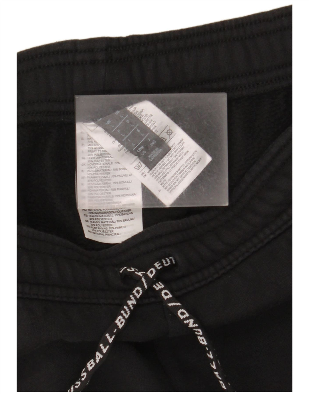 Adidas Pantalon de survêtement pour homme Large en coton noir