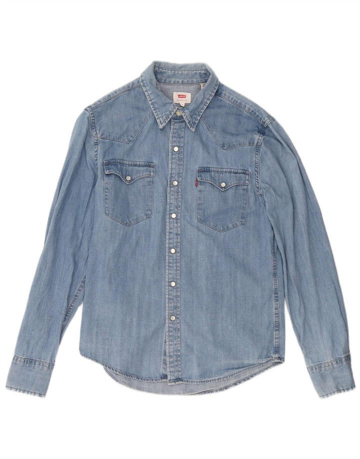 Levi's Chemise en Jean Small Homme Bleu Cotton Cowboy
