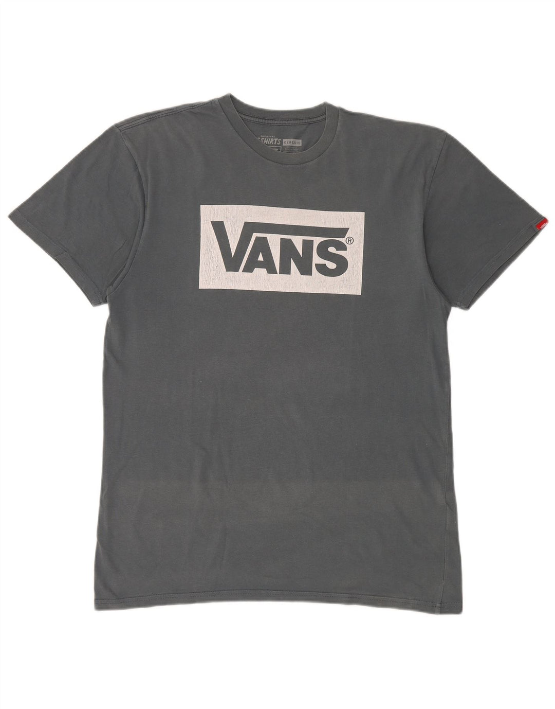 Vans T-shirt graphique classique pour hommes, grand gris