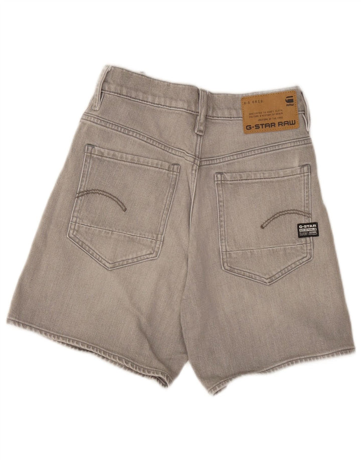 G-Star Short en Jean Femme W28 Coton Gris Moyen
