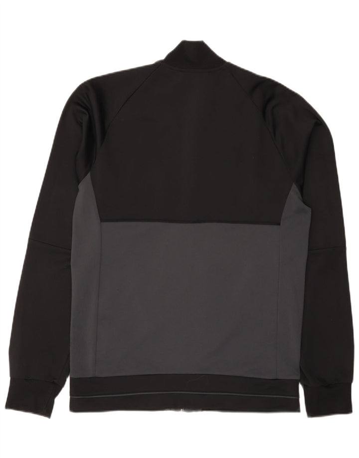 Adidas Veste de survêtement graphique pour homme Petit polyester color block noir