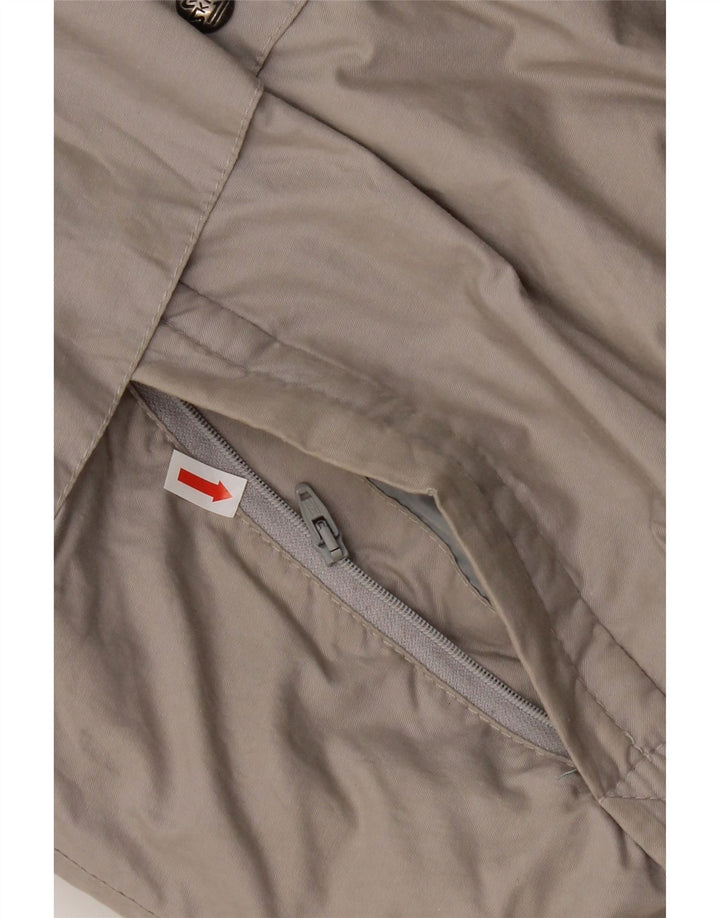 Skila Veste matelassée à capuche pour homme EU 50 Large Gris Coton