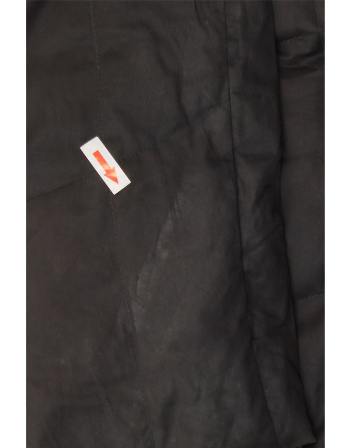 Eddie Bauer Manteau rembourré surdimensionné pour femme UK 10 Petit Noir Polyester