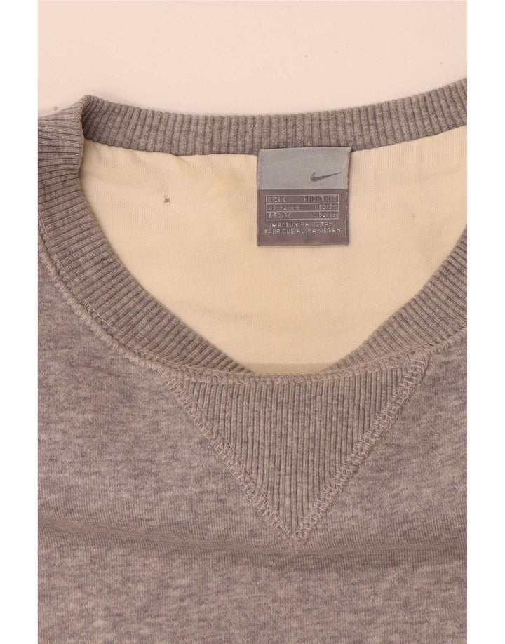 Nike Sweat-shirt pour homme UK 42/44 Large Gris Moucheté