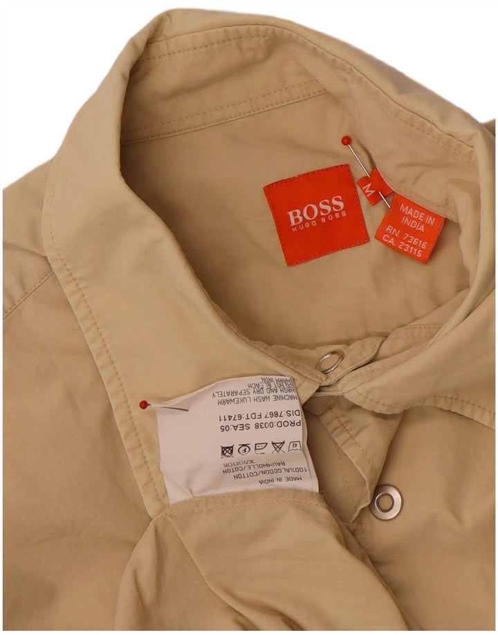 Hugo Boss Chemise à manches courtes en coton beige moyen