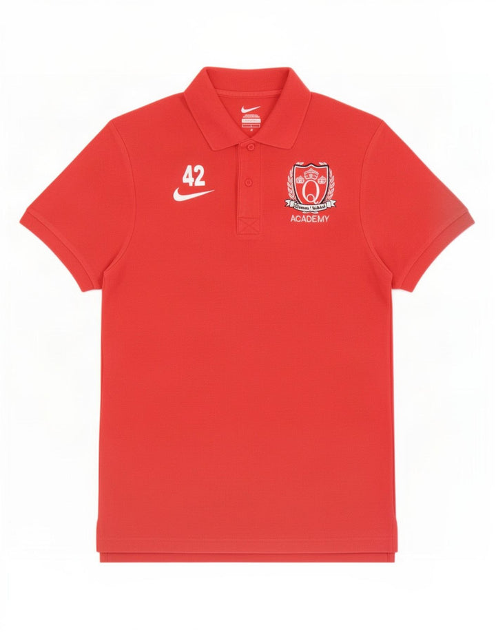 Nike Homme Polo Graphique Petit Rouge Coton