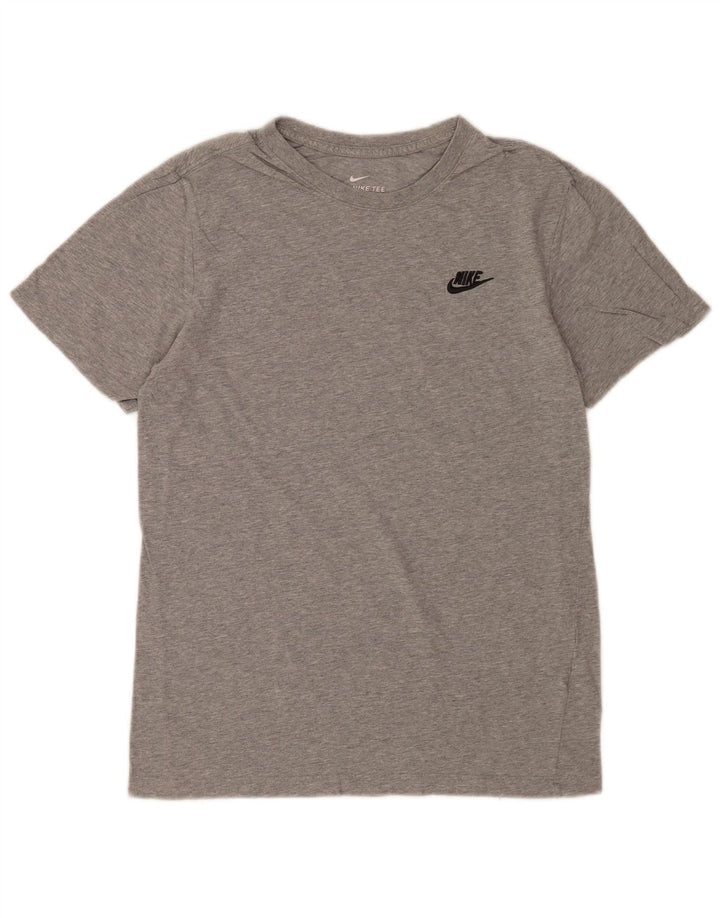 Nike T-Shirt Homme Petit Gris Moucheté Coton