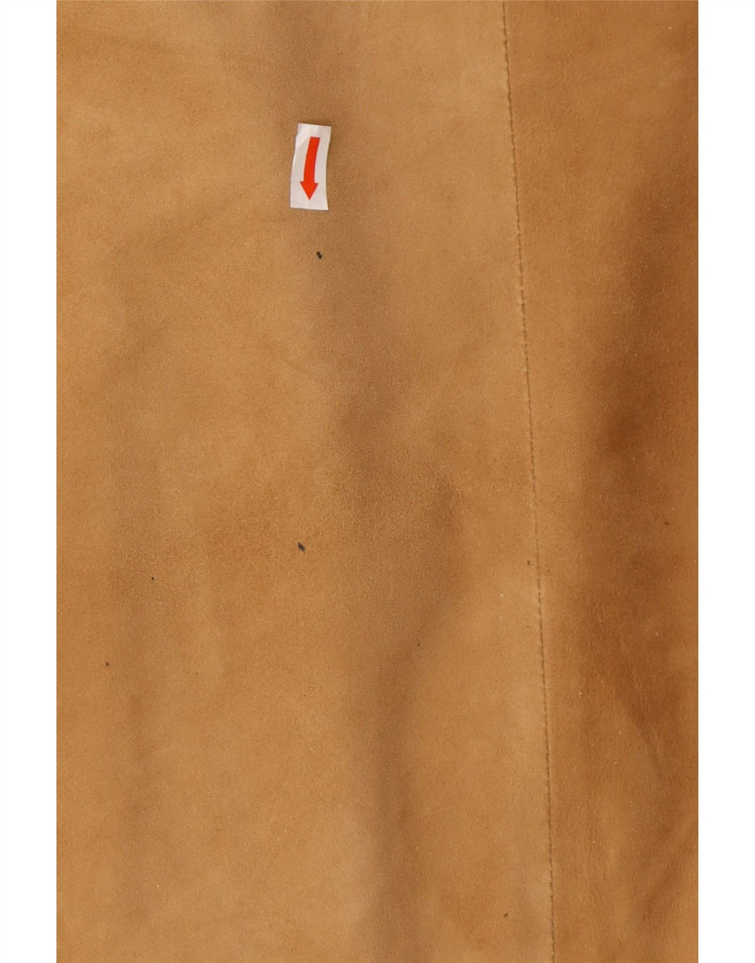 VINTAGE Veste en daim coupe ample pour femme UK 18 XL Cuir marron