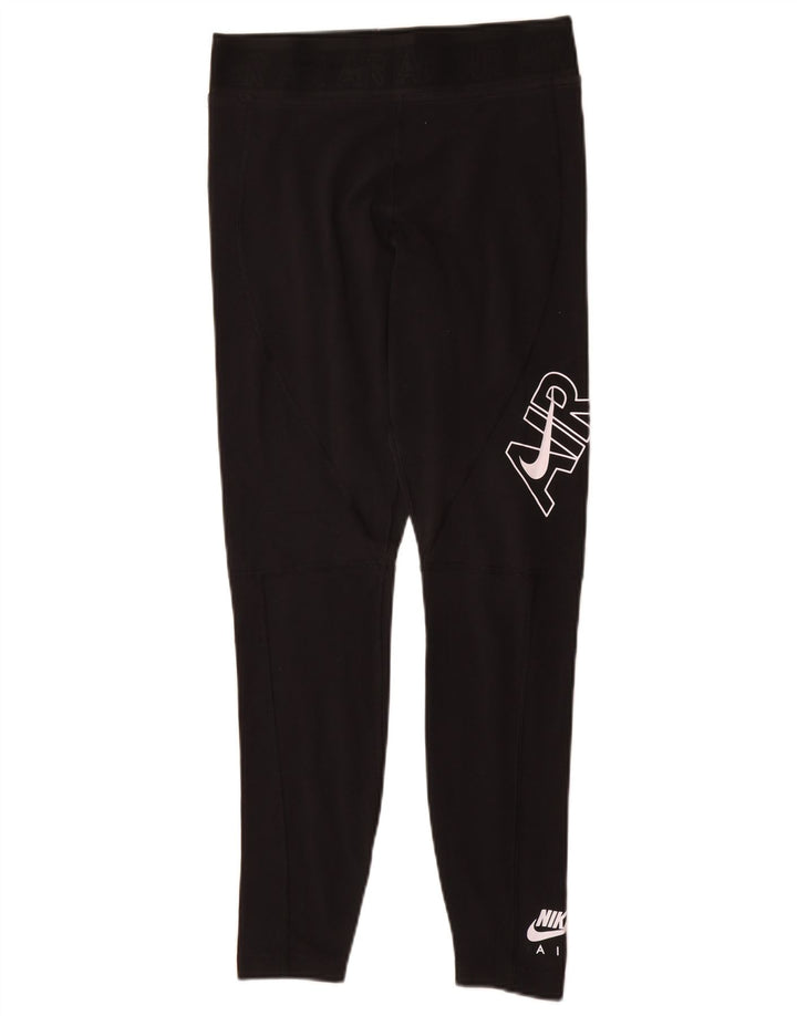 Nike Leggings graphiques pour femmes UK 12 coton noir moyen