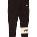 PUMA Womens Graphic Leggings UK 16 Large  Black Cotton