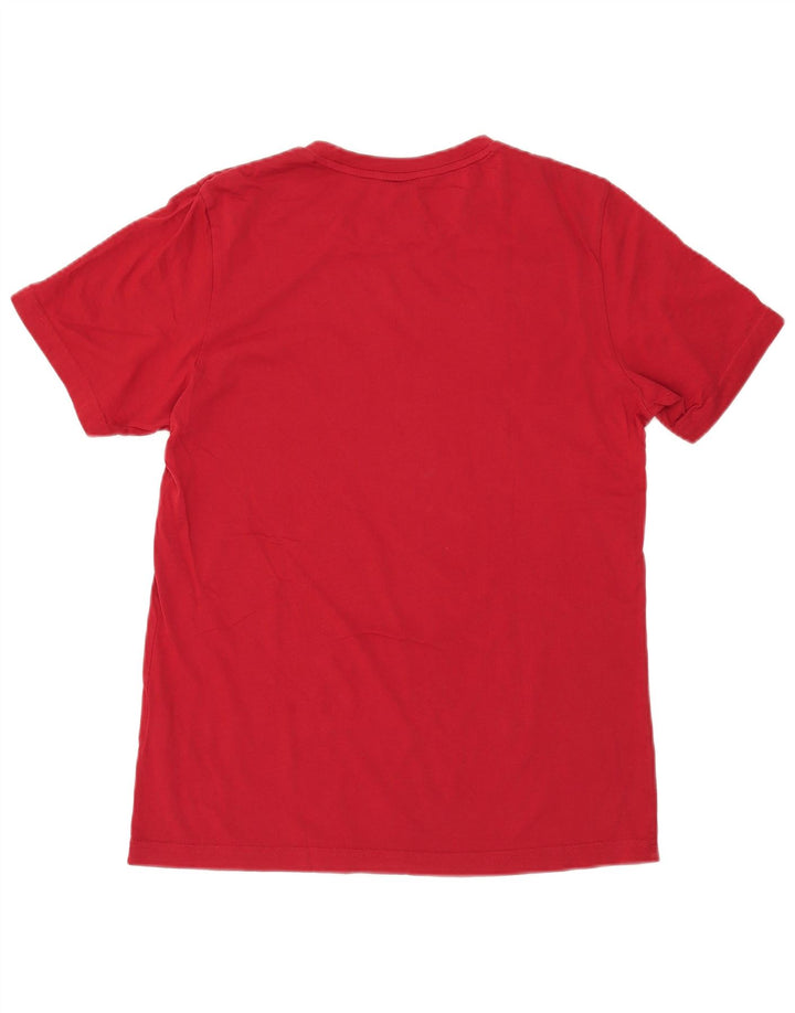 ADIDAS T-Shirt Graphique Homme Rouge Moyen Coton