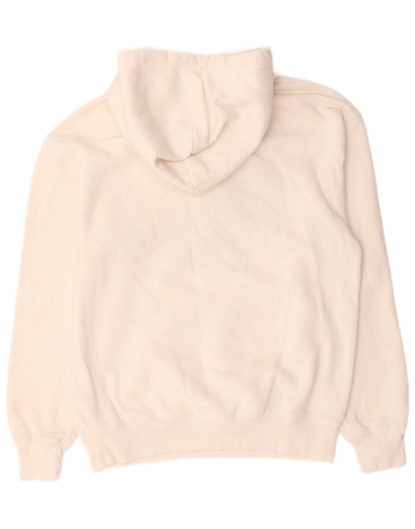 Tommy Hilfiger Pull à capuche graphique pour homme Petit coton blanc