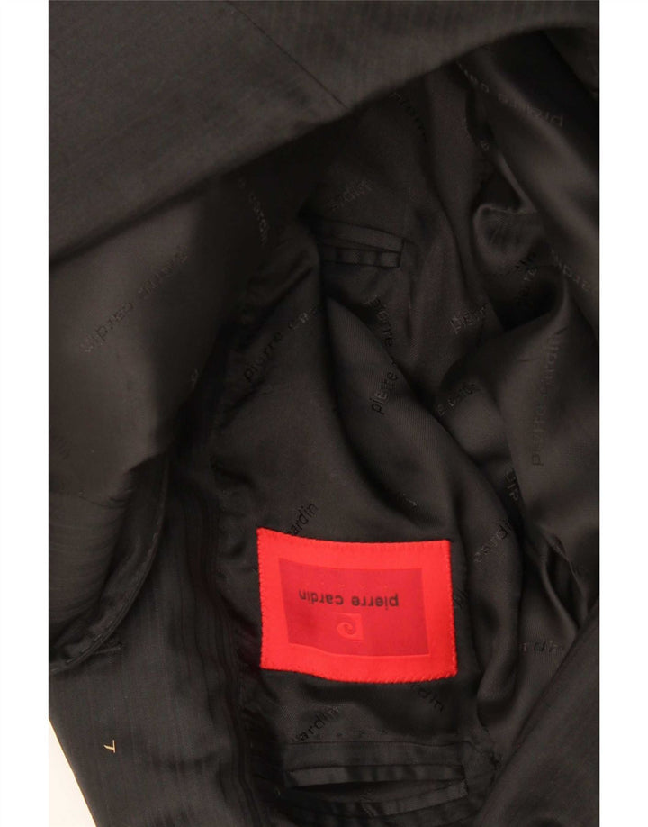 Pierre Cardin Veste Blazer 2 Boutons Homme UK 38 Moyen Noir Classique