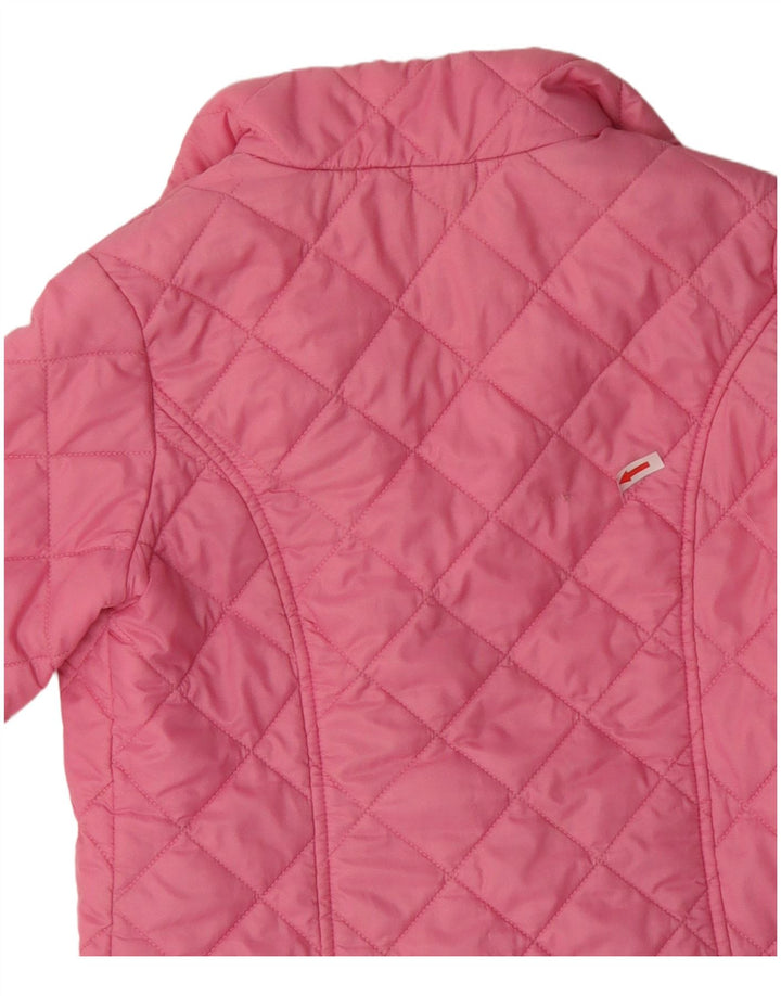 BENETTON Veste matelassée pour femme UK 8 Small Rose