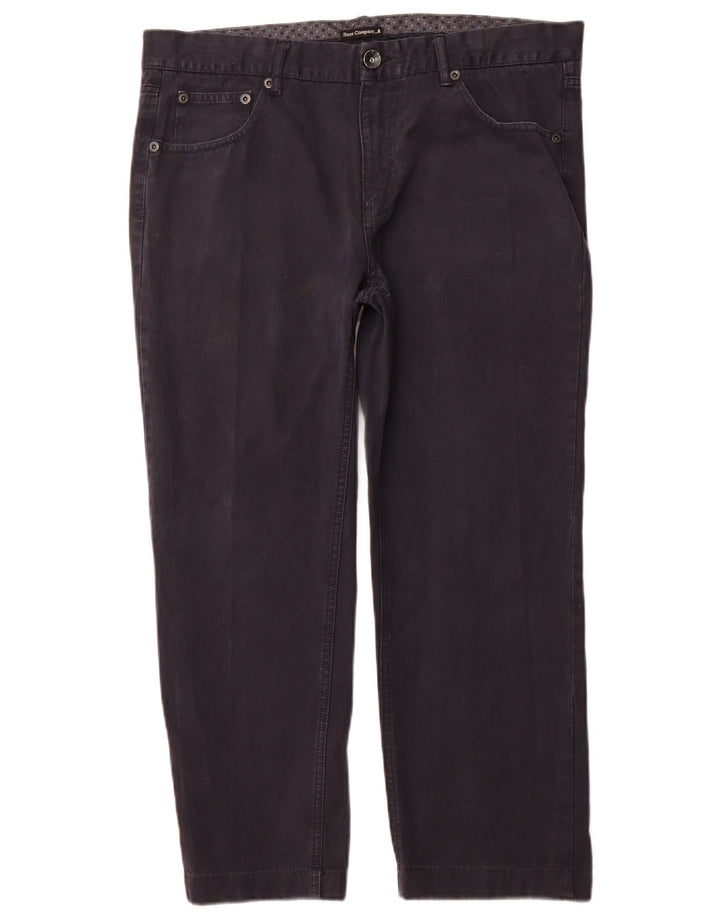 BEST COMPANY Pantalon décontracté droit pour homme EU 54 2XL W38 L26 Bleu marine