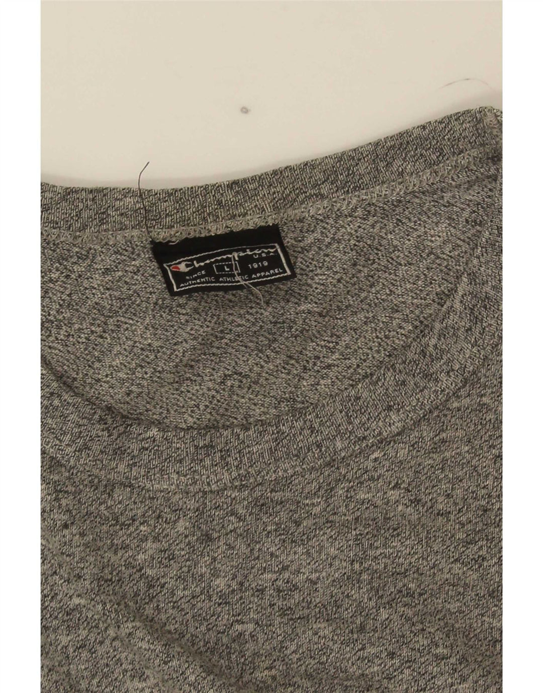 Champion T-Shirt Graphique Homme Grand Gris Moucheté